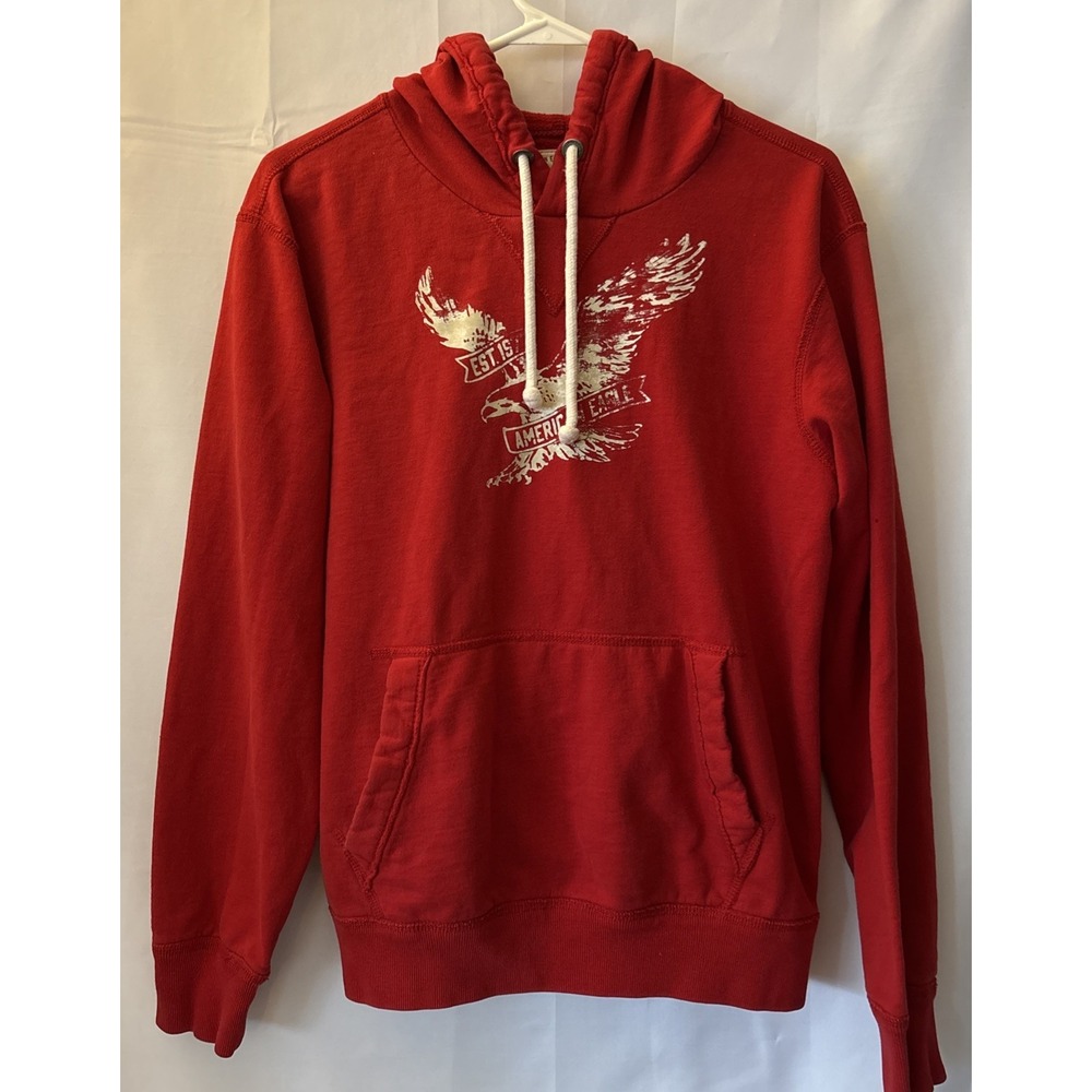 American Eagle Unisex SP Fleece Lined Pullover Sweatshirt Hoodie